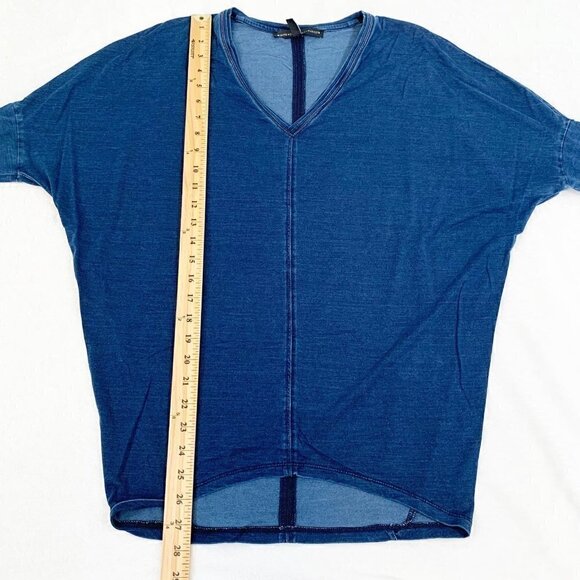 White House Black Market drop shoulder lyocel blend soft lightweight sweater top - Picture 7 of 7